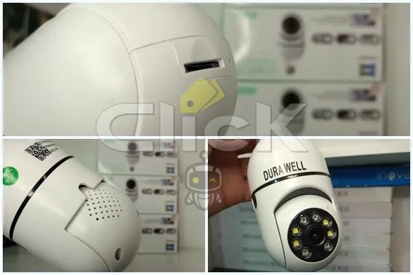 Camera Lampada WiFi Mini Speed Dome, entregamos - Foto 4