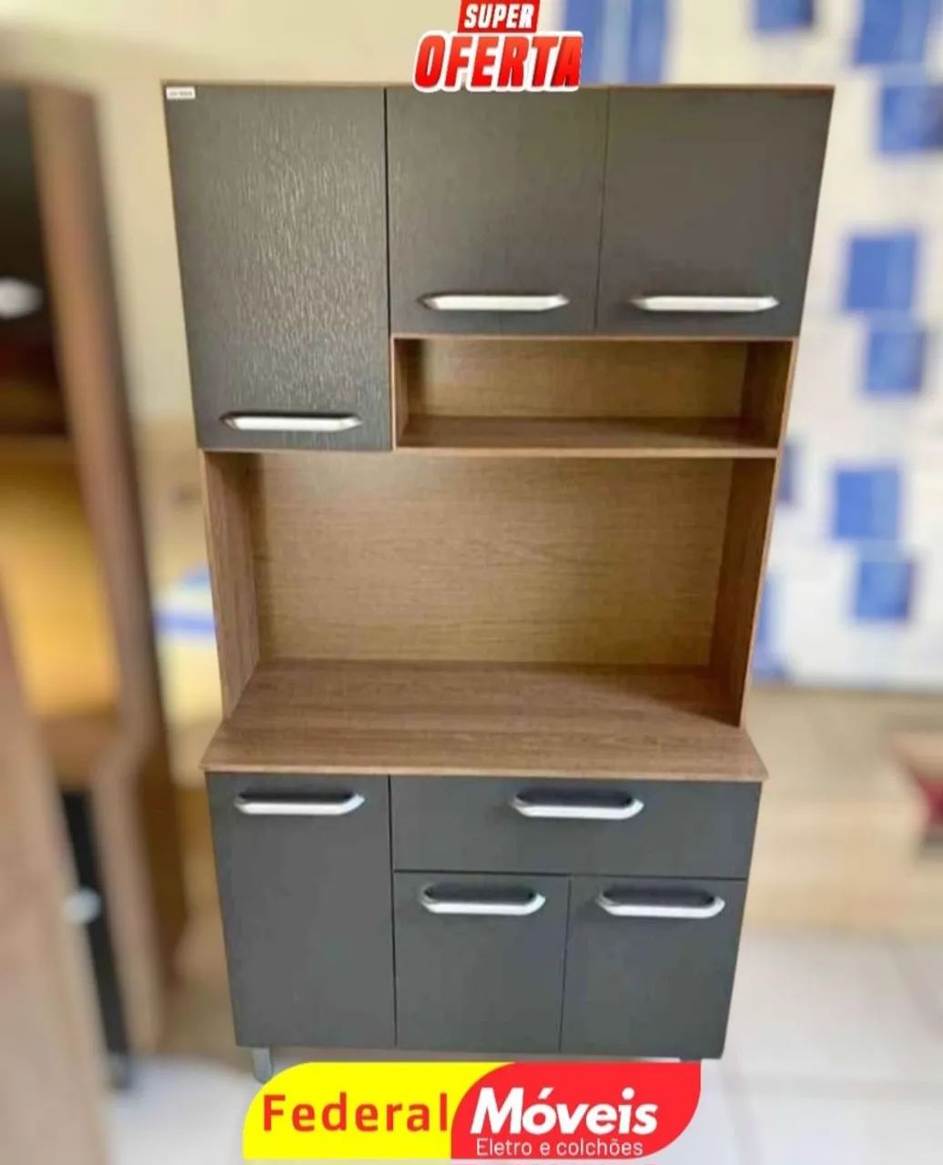 Armário para Cozinha 90cm - Novo, Compacto e Eficiente!