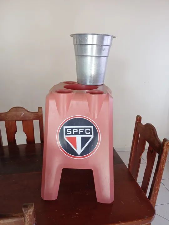 Cooler de Cerveja SPFC com balde de alumínio  - Foto 4