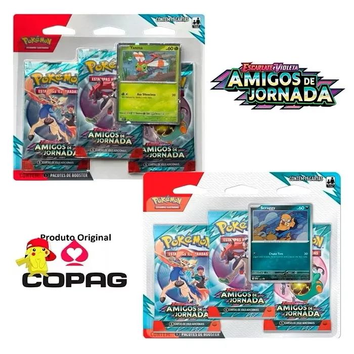 Blister Triplo Amigos de Jornada EV9 Pokémon TCG