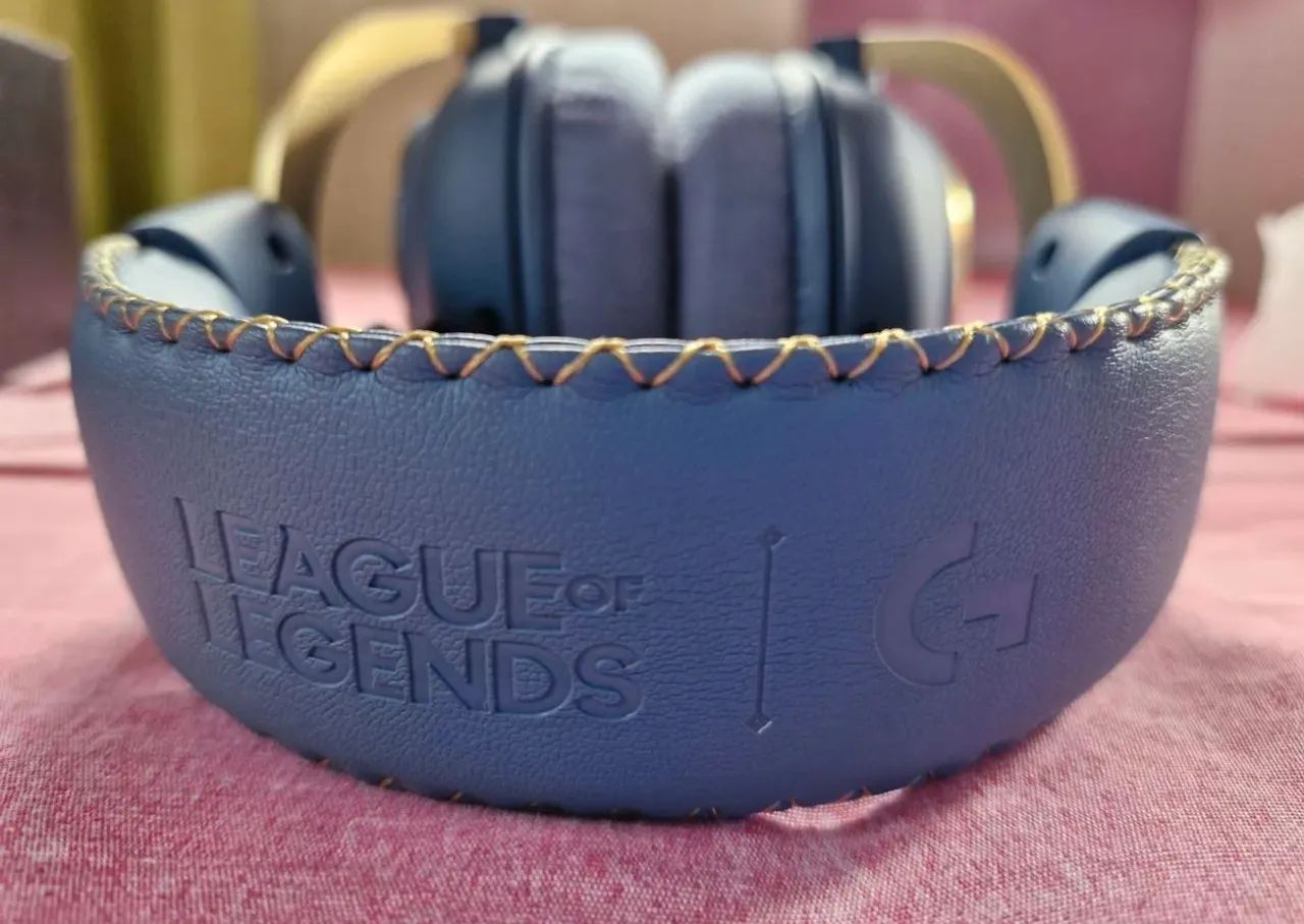 Headset Logitech G Pro X - Edição Legue Of Legends NOVO SEM USO NA CAIXA  - Foto 4
