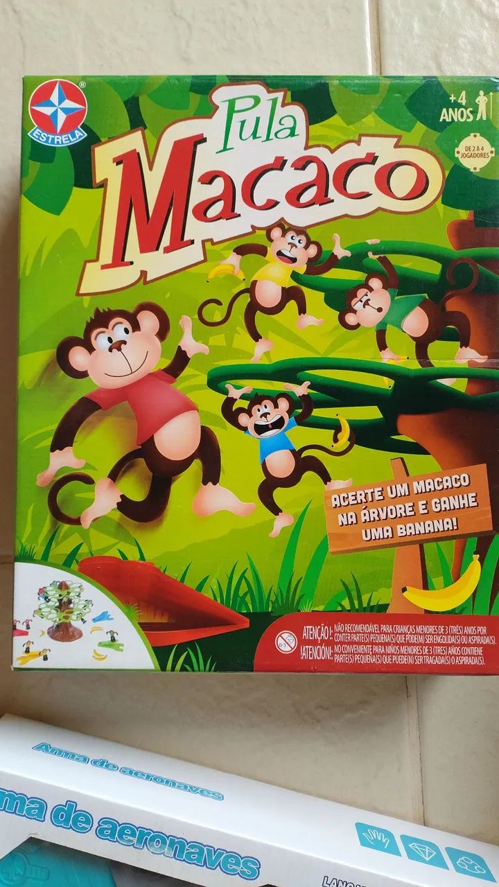 Pula Macaco e Arma de Aeronaves - Brinquedos Divertidos! - Foto 2