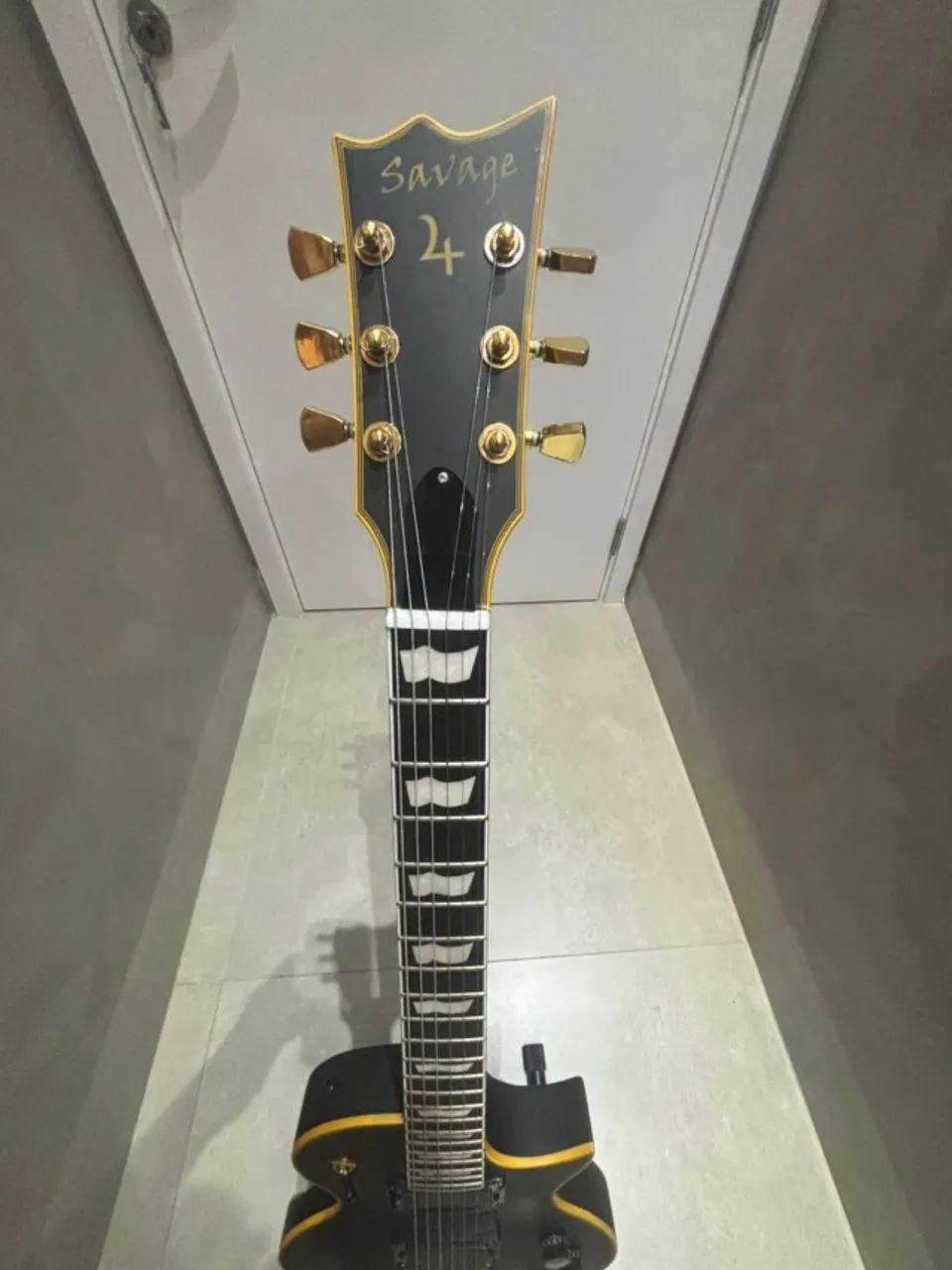 Guitarra Savage 4 Forza (Cópia ESP LTD EC1000) - Foto 4
