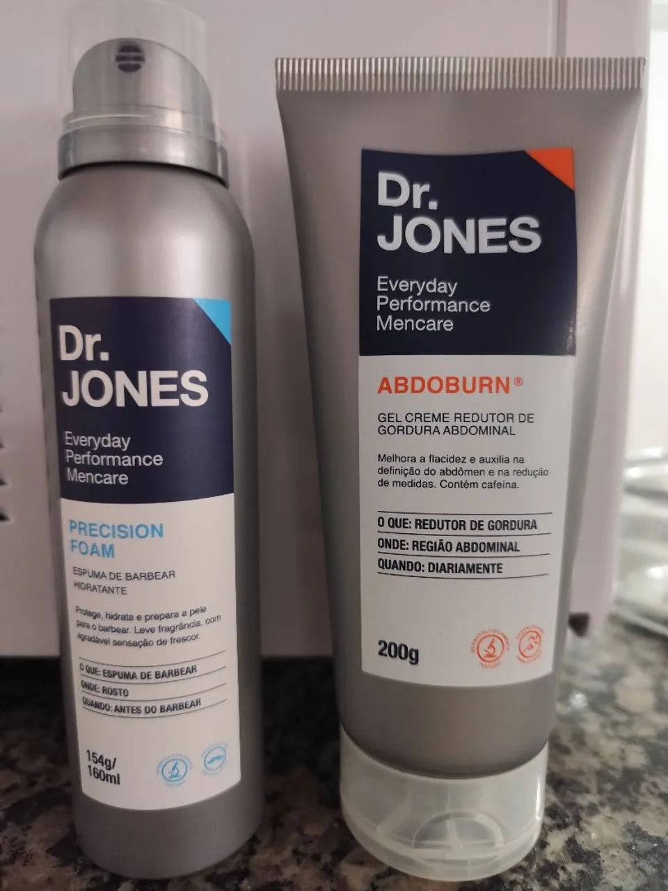 Kit Barbear Dr Jones - Espuma e Gel Redutor