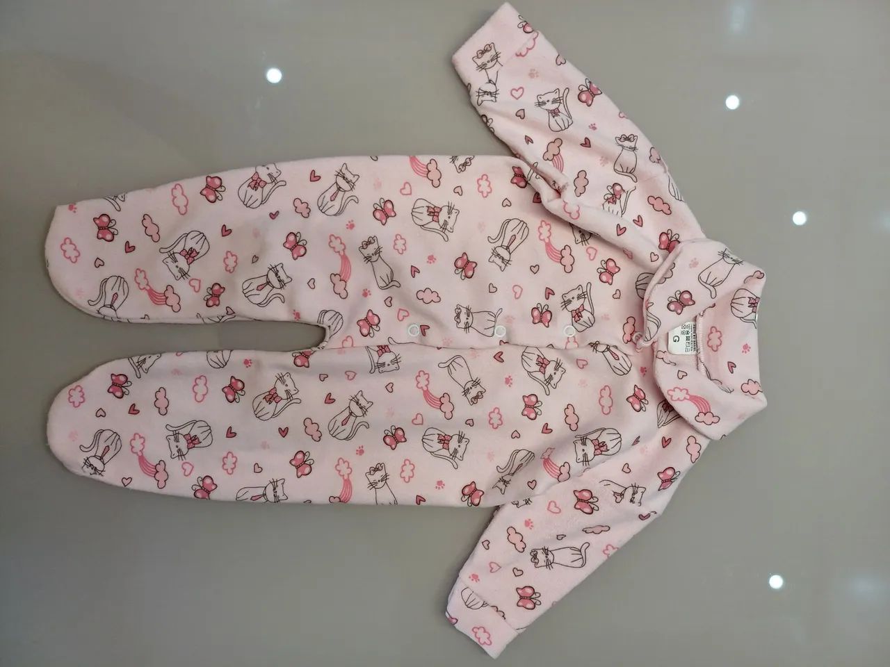 Kit 2 Macacões Pijama Tecido suplex - G - Foto 2
