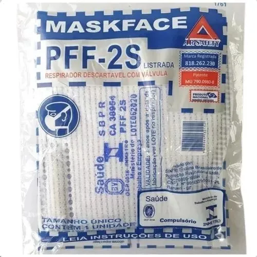 Máscara Respiratória PFF-2S Maskface