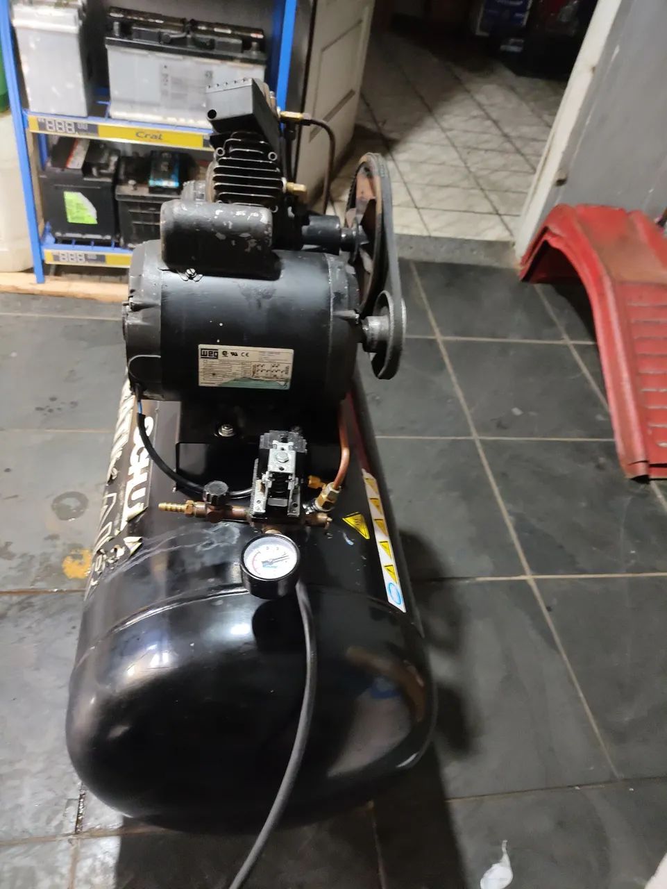 Compressor de Ar Schulz Pro CSV 10/110 10 pés 100 Litros - 110/220v Monofásico - Foto 4