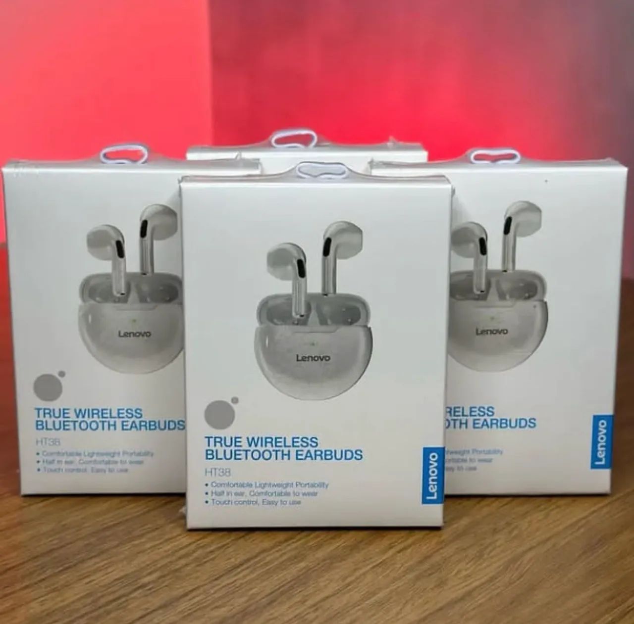 Fones de Ouvido Bluetooth Lenovo HT38 - Sem Fio