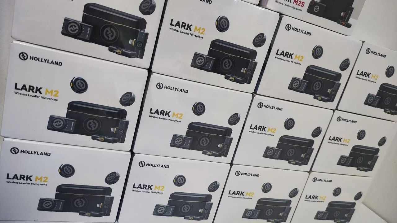 Microfone de Lapela sem Fio Hollyland Lark M2 Duo 