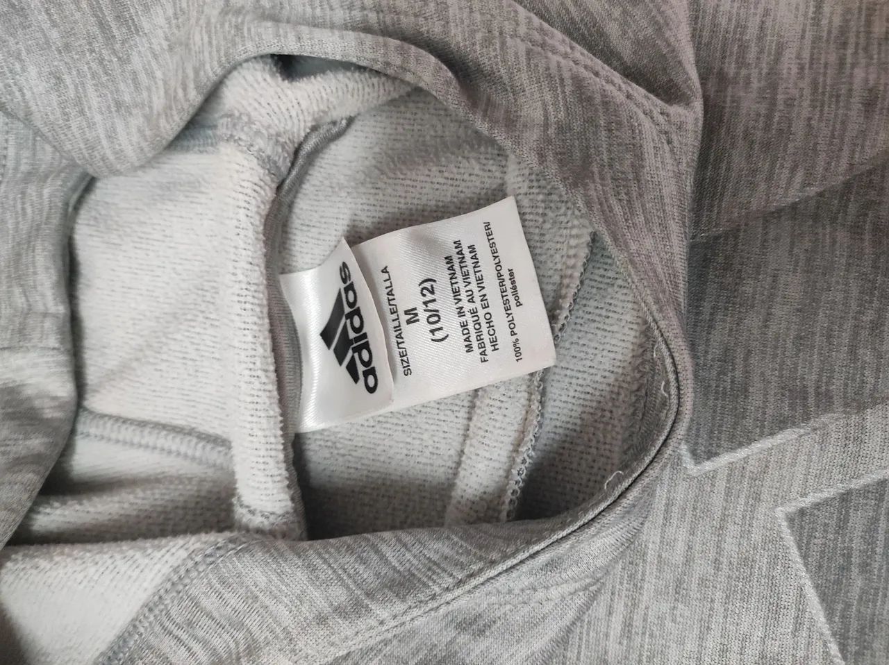 Moletom Adidas com capuz cinza - Foto 4