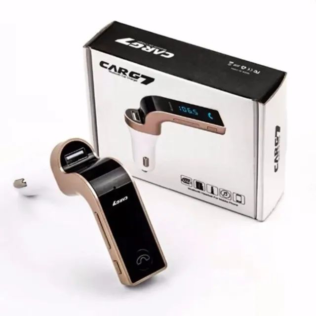 Transmissor FM Carg7 Bluetooth Carregador Veicular G7 USB - Foto 5
