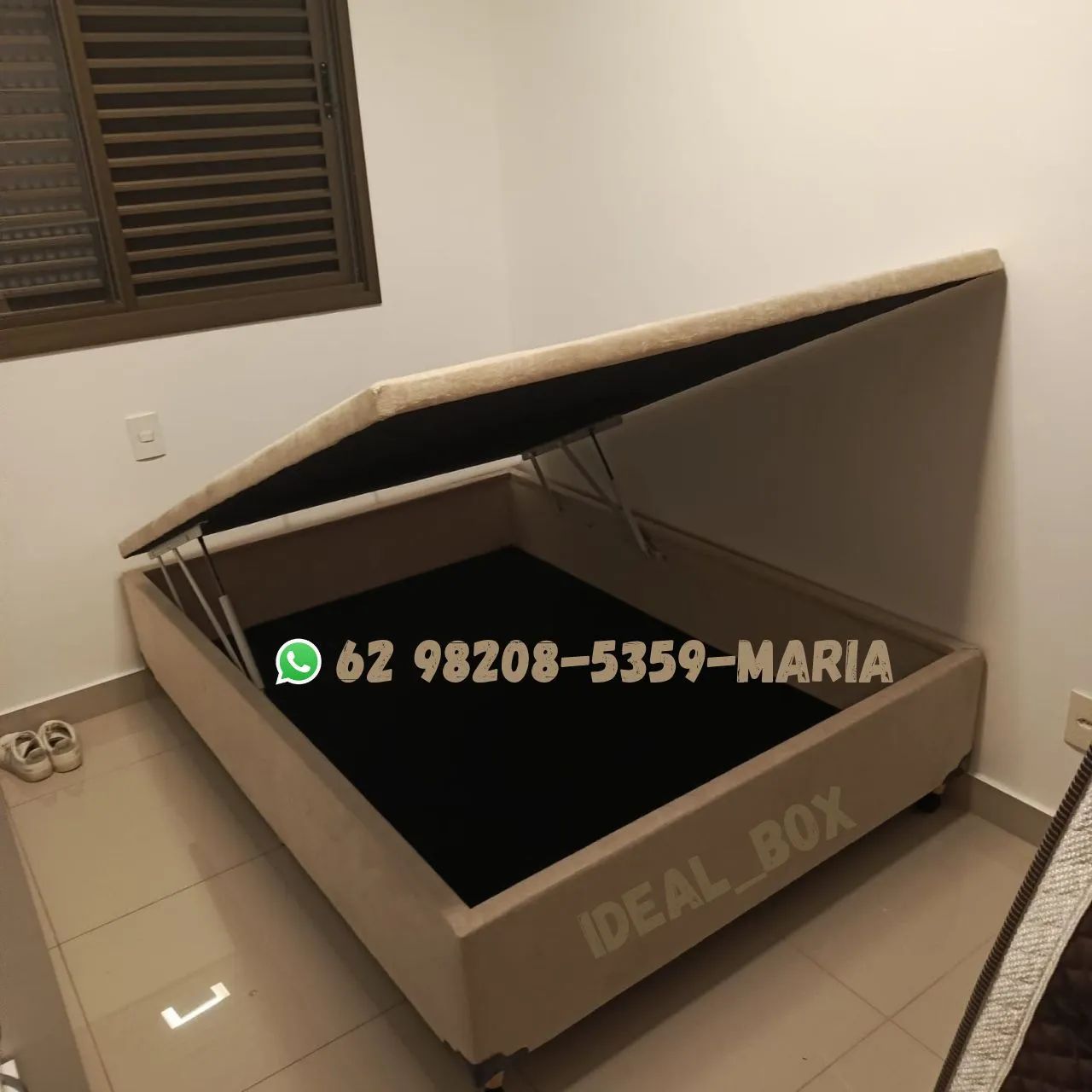 BOX BAÚ CASAL INTEIRO 138*188, COM DESIGN MODERNO E SOFISTICADO.