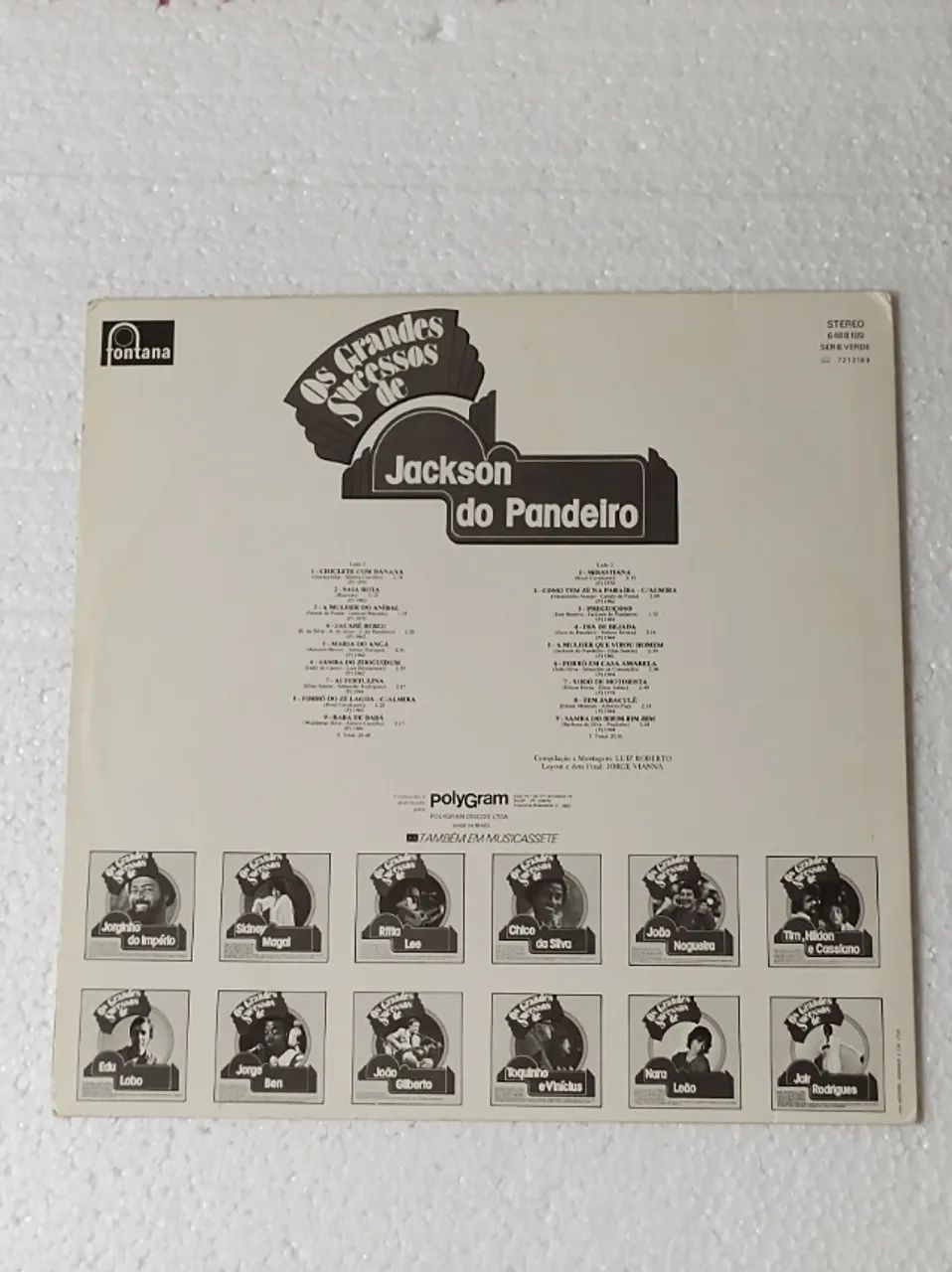 LP JACKSON DO PANDEIRO - OS GRANDES SUCESSOS DE, - Foto 2