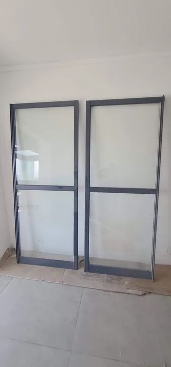 Porta de vidro e alumínio para varanda / sala - Foto 3