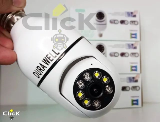 Camera Lampada WiFi Mini Speed Dome, entregamos - Foto 2