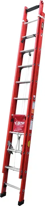 Escada extensível em fibra de vidro, 20 degraus, 5,40 m, EFR9928 BOTAFOGO