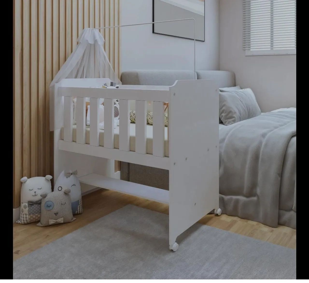 Mini berço branco
