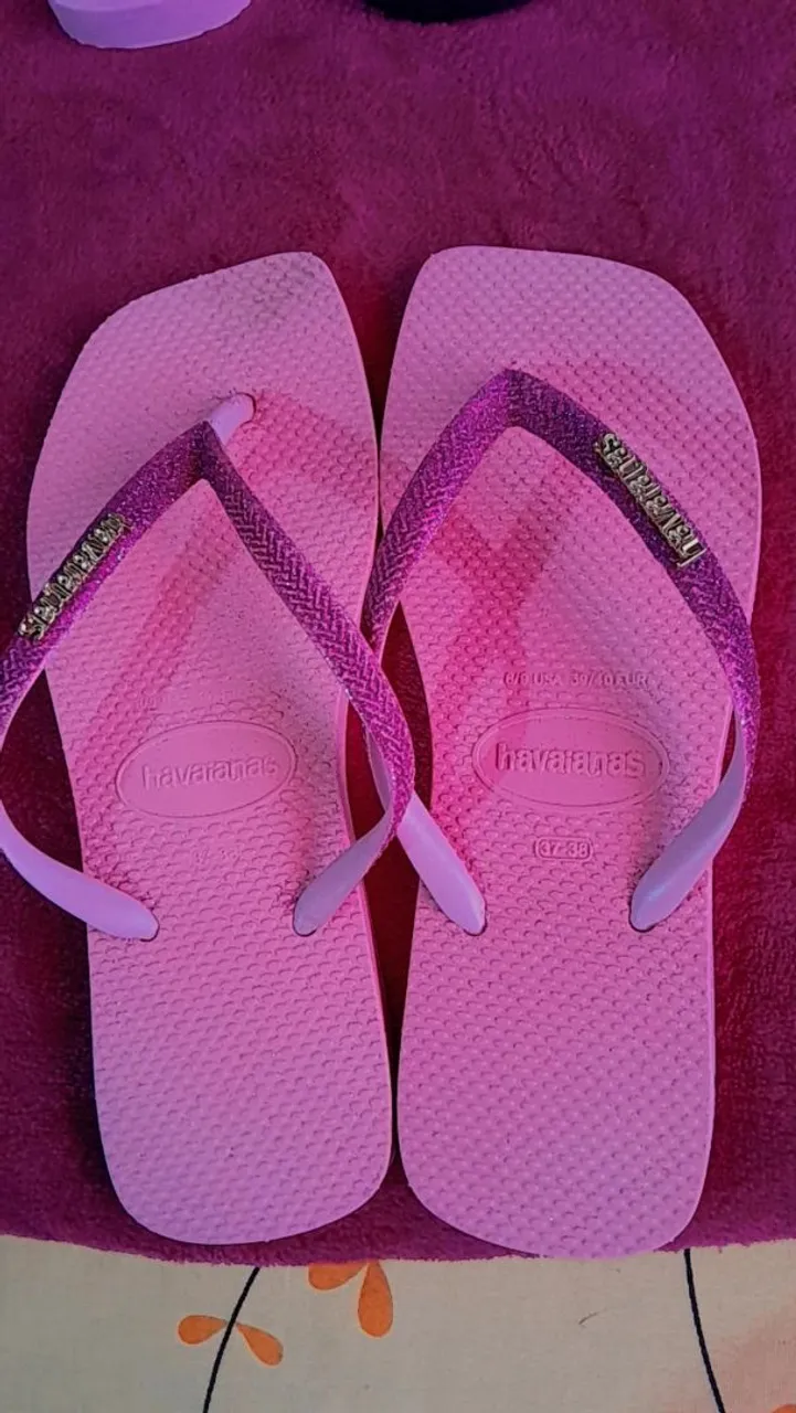 Havaianas Rosa - Tamanho 35/36 37/38 38/39