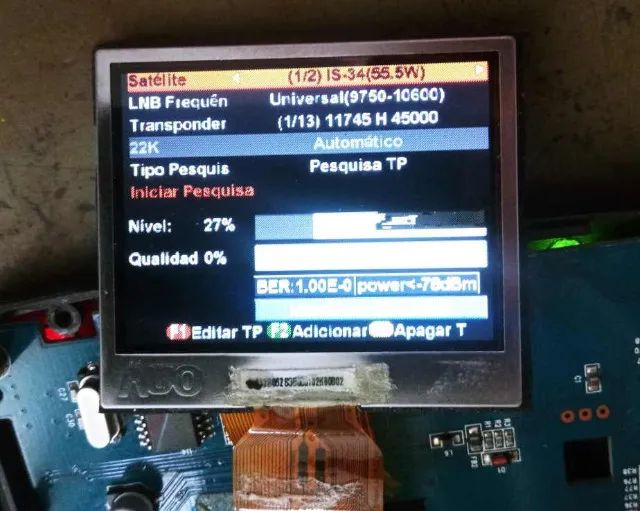Tela display para localizador de satélite 8Dtek DSM Gifted - usadas - Foto 4