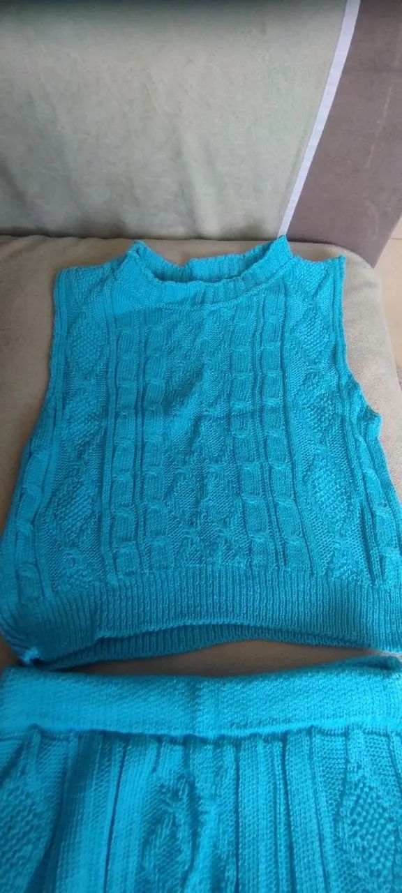 Conjunto de Tricô NOVO! - Foto 2