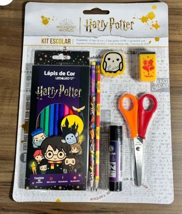 Kit escolar Harry Potter Lacrado 