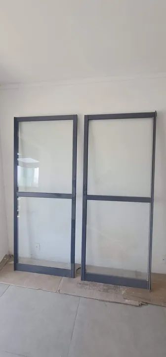 Porta de vidro e alumínio para varanda / sala - Foto 4