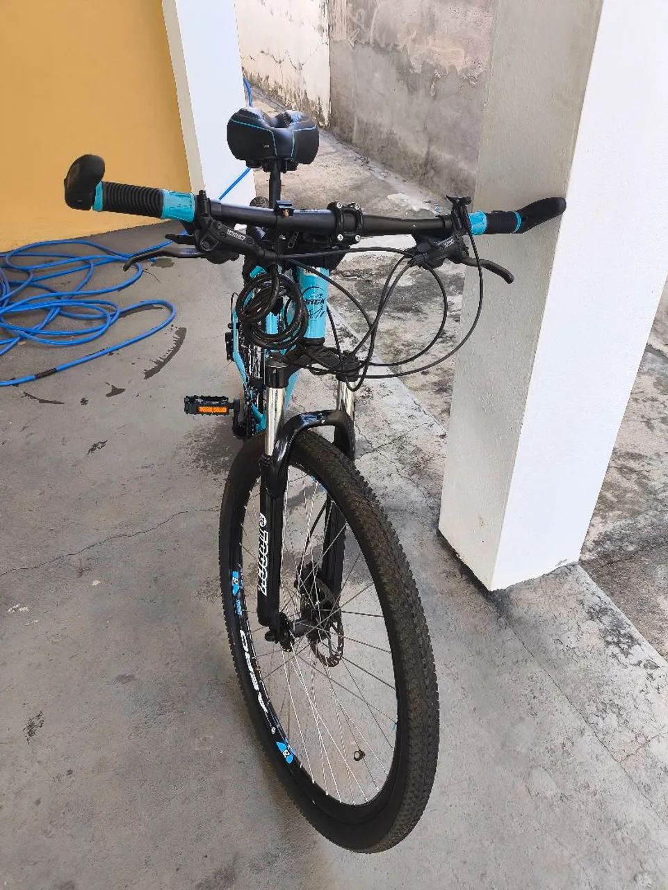Bicicleta aro 29 Track azul  - Foto 4