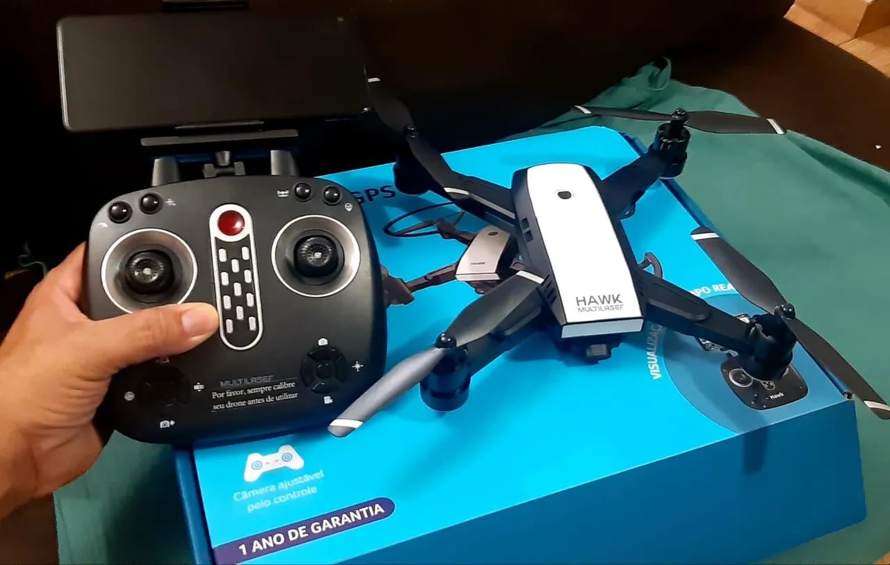 Drone Hawk GPS com câmera HD e alcance de 150m - Foto 6