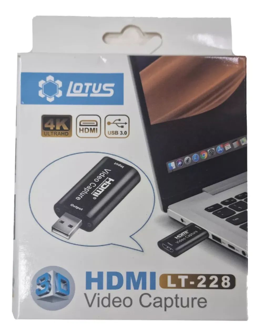 Placa De Captura De Vídeo Hdmi 4k Para Usb 3.0 Lotus Lt-228 - Foto 5