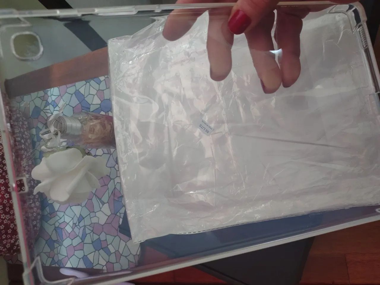 Capa para tablet S6 Lite Samsung NOVA transparente 