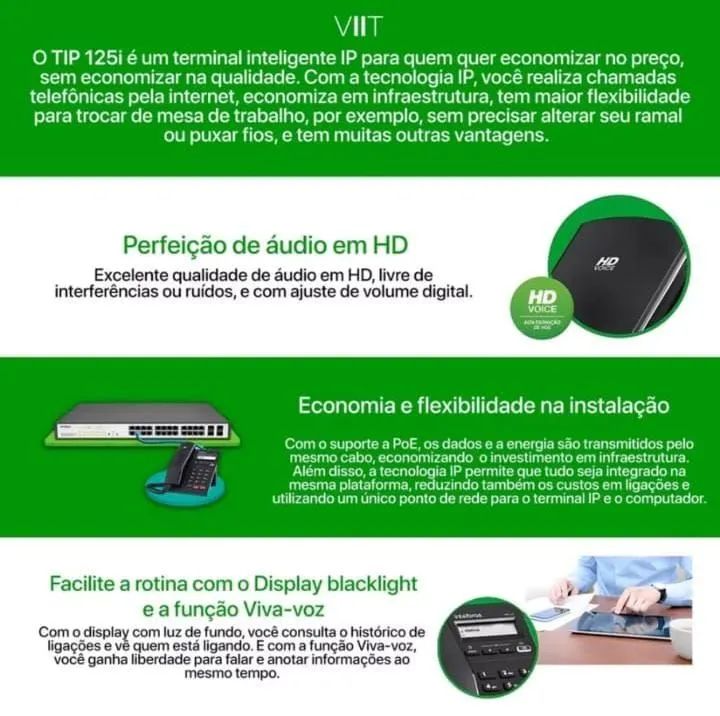 Telefone Fixo com Design Moderno - Foto 5