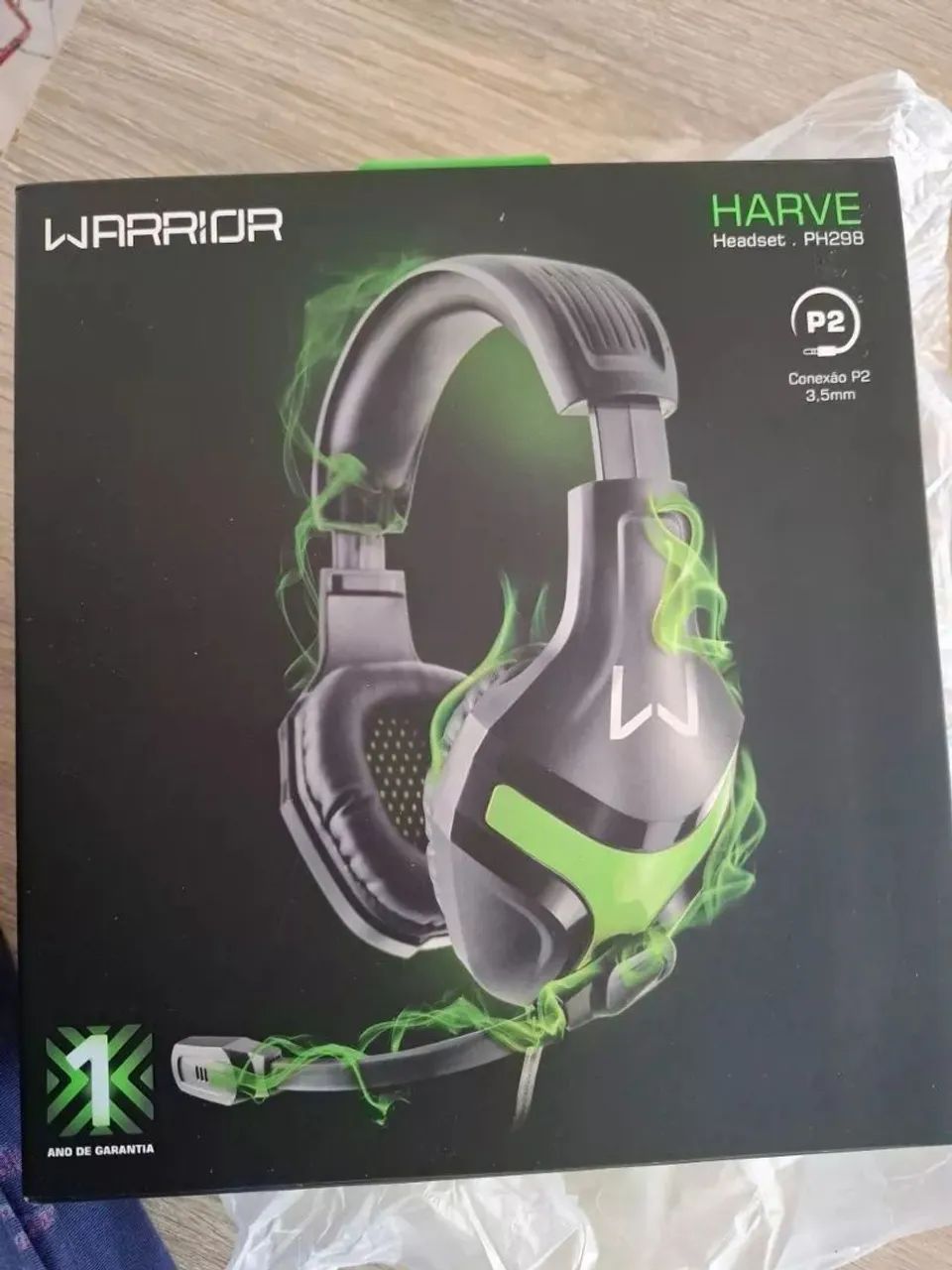 HEADSET GAME COM FIO, FONE DE OUVIDO COM MICROFONE - Foto 3
