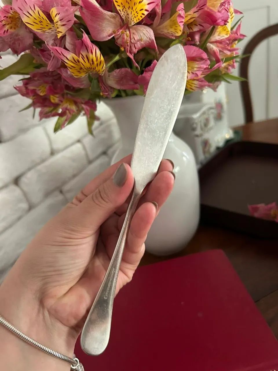 Espátula Banhada a Prata - Foto 5