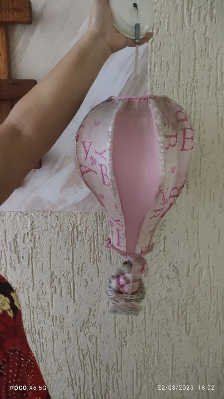 Luminária de Balão com Urso de Pelúcia - Foto 4
