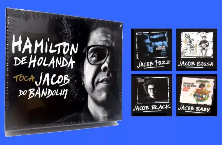 Box 4cds HAMILTON de HOLANDA - TOCA JACOB do BANDO 2018 br - L A C R A D O