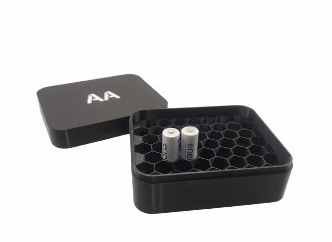 Porta Pilhas AA ou AAA - 52 Unidades - Estojo Organizador - Foto 4