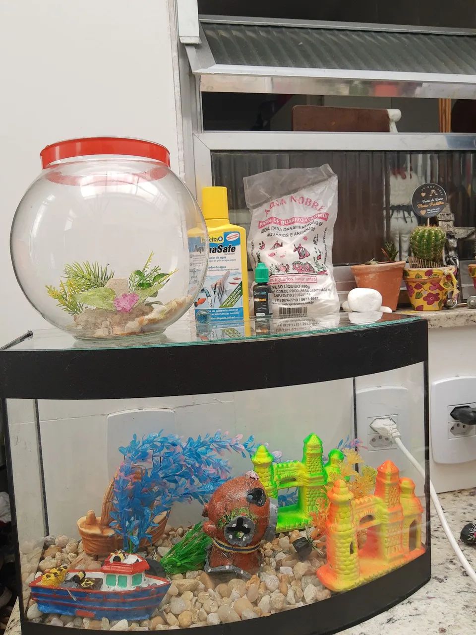 Lindos e modernos aquários novos 