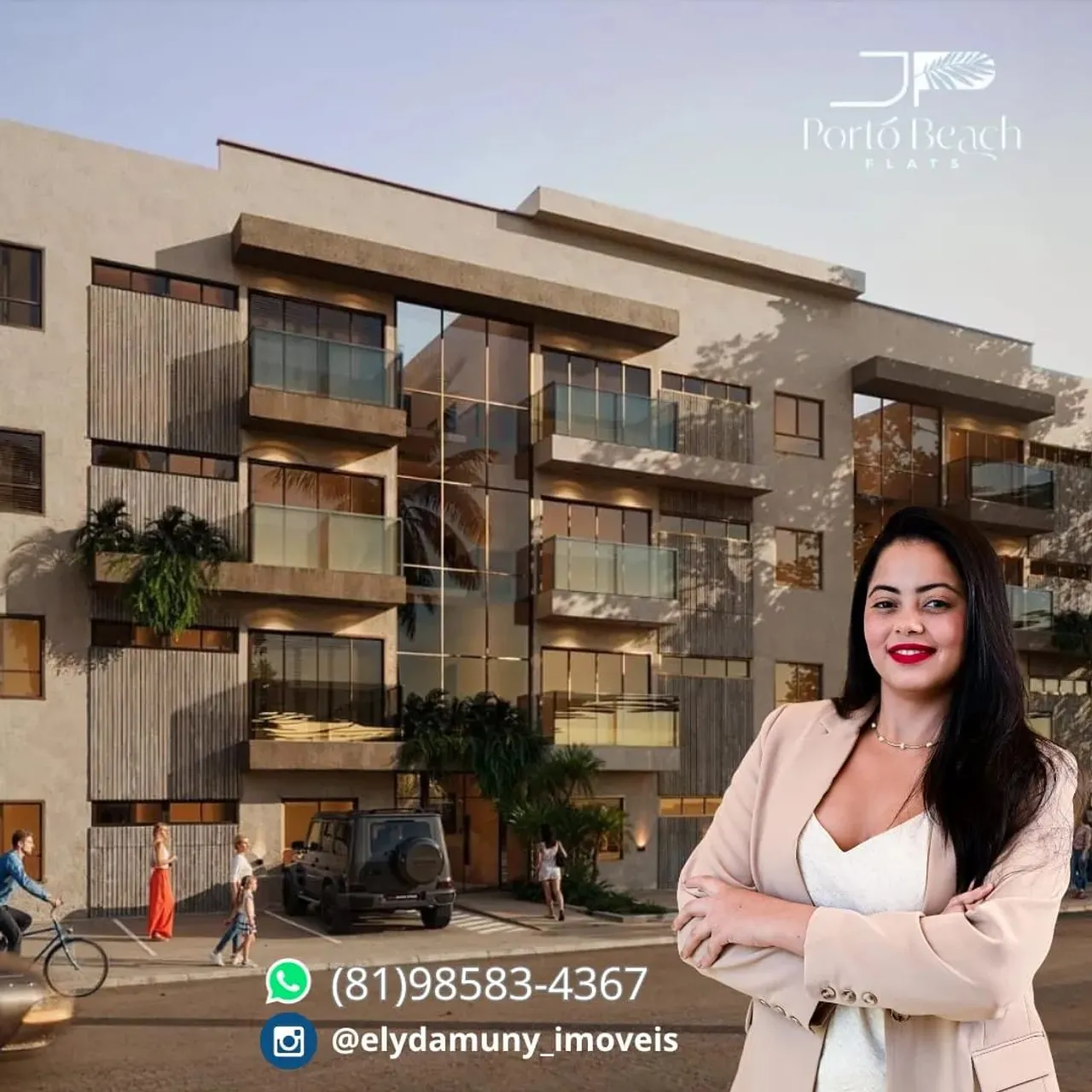 Flats Studios com Lazer no Centro de Porto de Galinhas