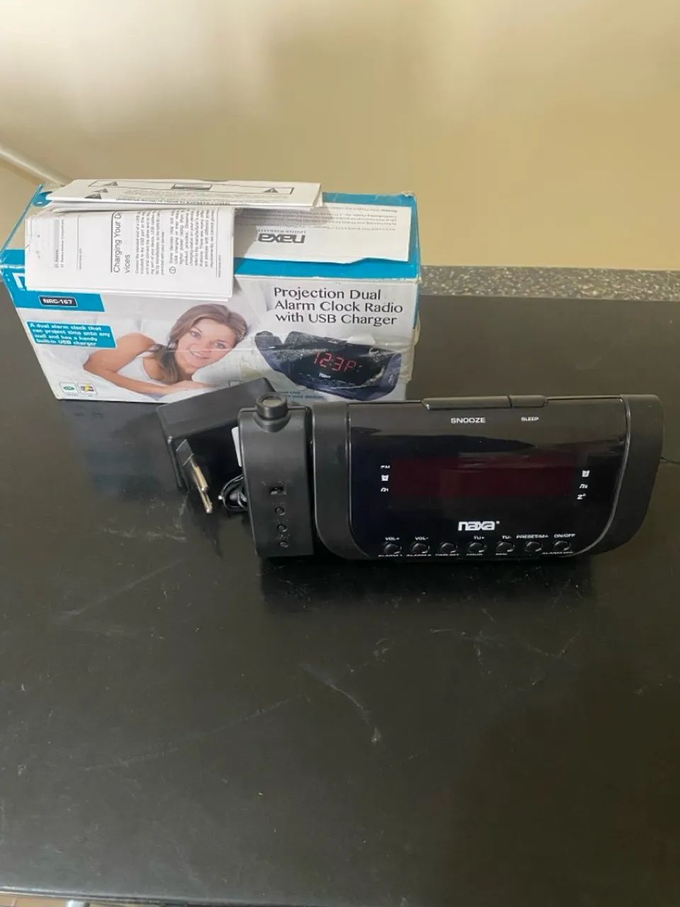 Relógio Despertador com Projeção Naxa NRC-167 - Foto 5