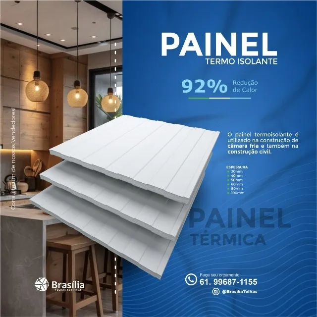 Painel Térmico - Câmara Fria - Isopor - Venda e Instalação - Foto 4