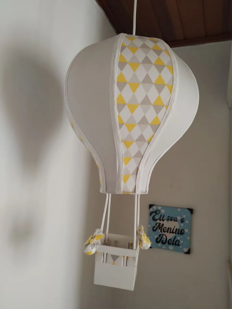 Luminária de balão para quarto de bebê - Foto 4