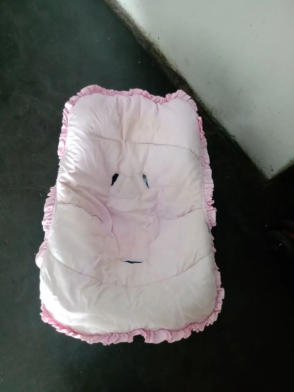 Cadeirinha portátil para bebê azul - Foto 5