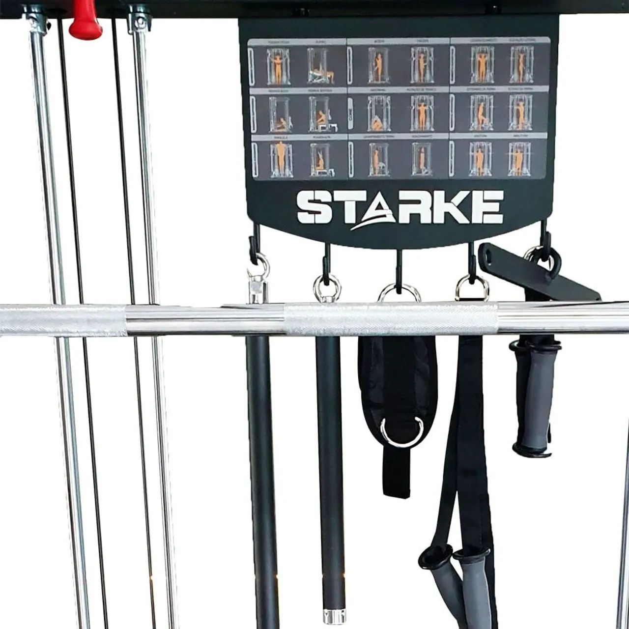 Estação de Musculação Starke C5 - Com Cross Smith - Foto 4