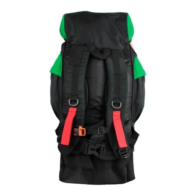 Mochila Intruder 45L Preto Com Verde 201100 PRVD Nautika - Foto 3