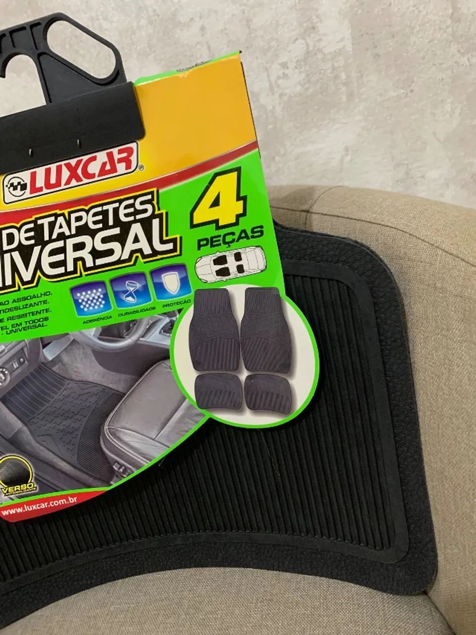 (NOVO!!!) Jogo de Tapete Universal Para Carro (02 Peças)  - Foto 3