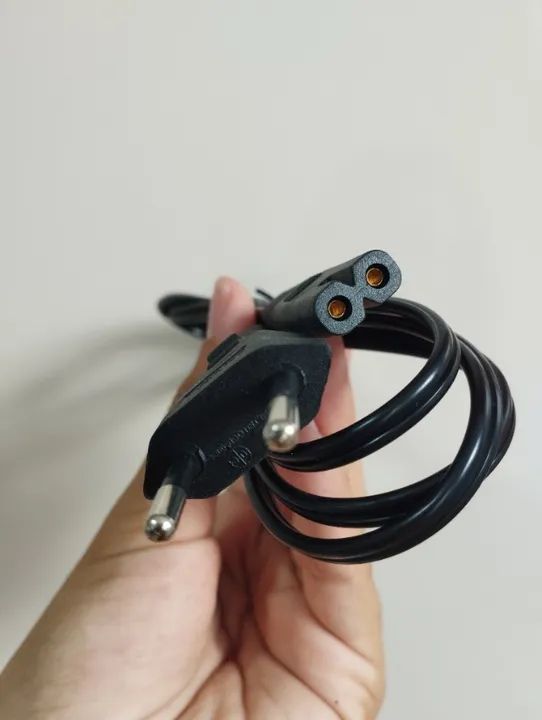 Cabo de força bipolar - 2 pinos - Foto 2