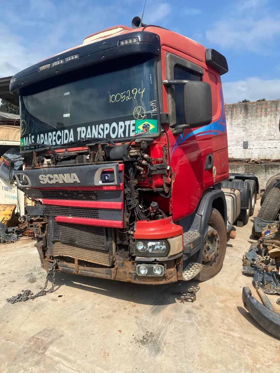 Cabine Scania 124 R380 2007 Série 4 para recuperação  - Foto 9