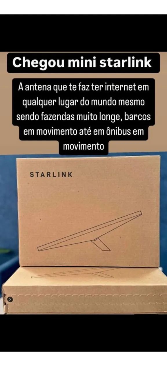  Starlink Mini - NOVA 1 ANO GARANTIA 