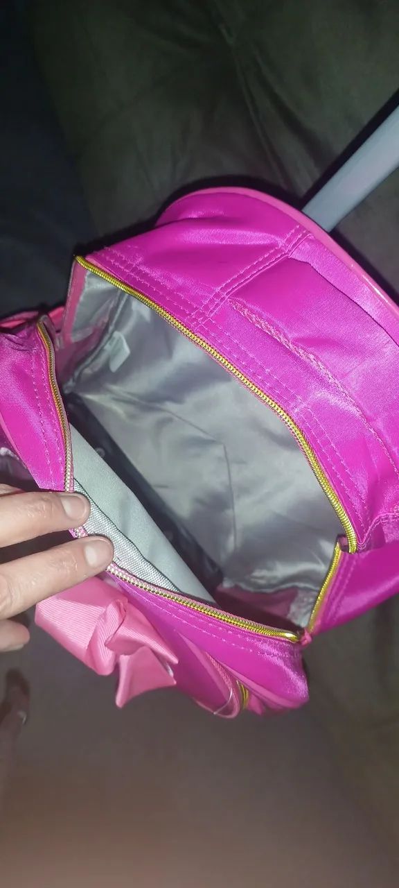 Mochila de Rodinhas Barbie Rosa - Foto 2