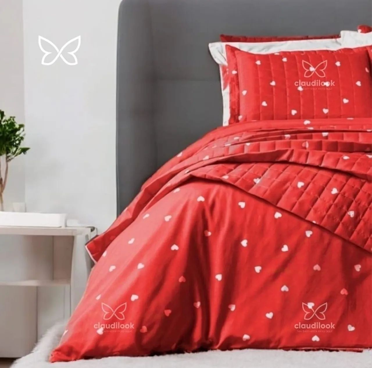 Cobre-leito de Cama Solteiro 2 peças R$119.99